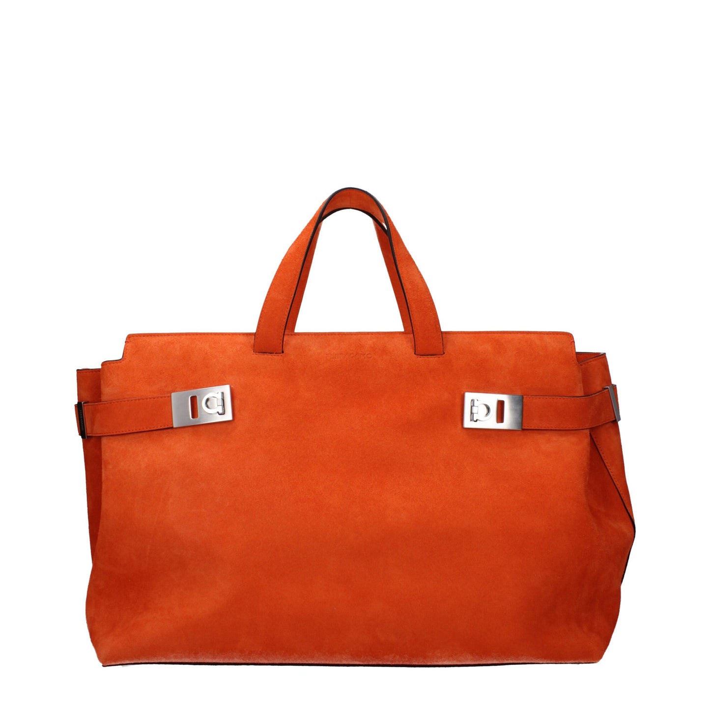 Orange Leather Handbag