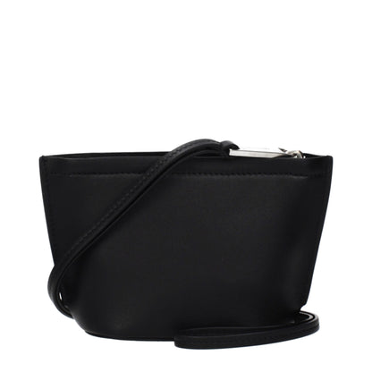 Black Leather Clutch Bag