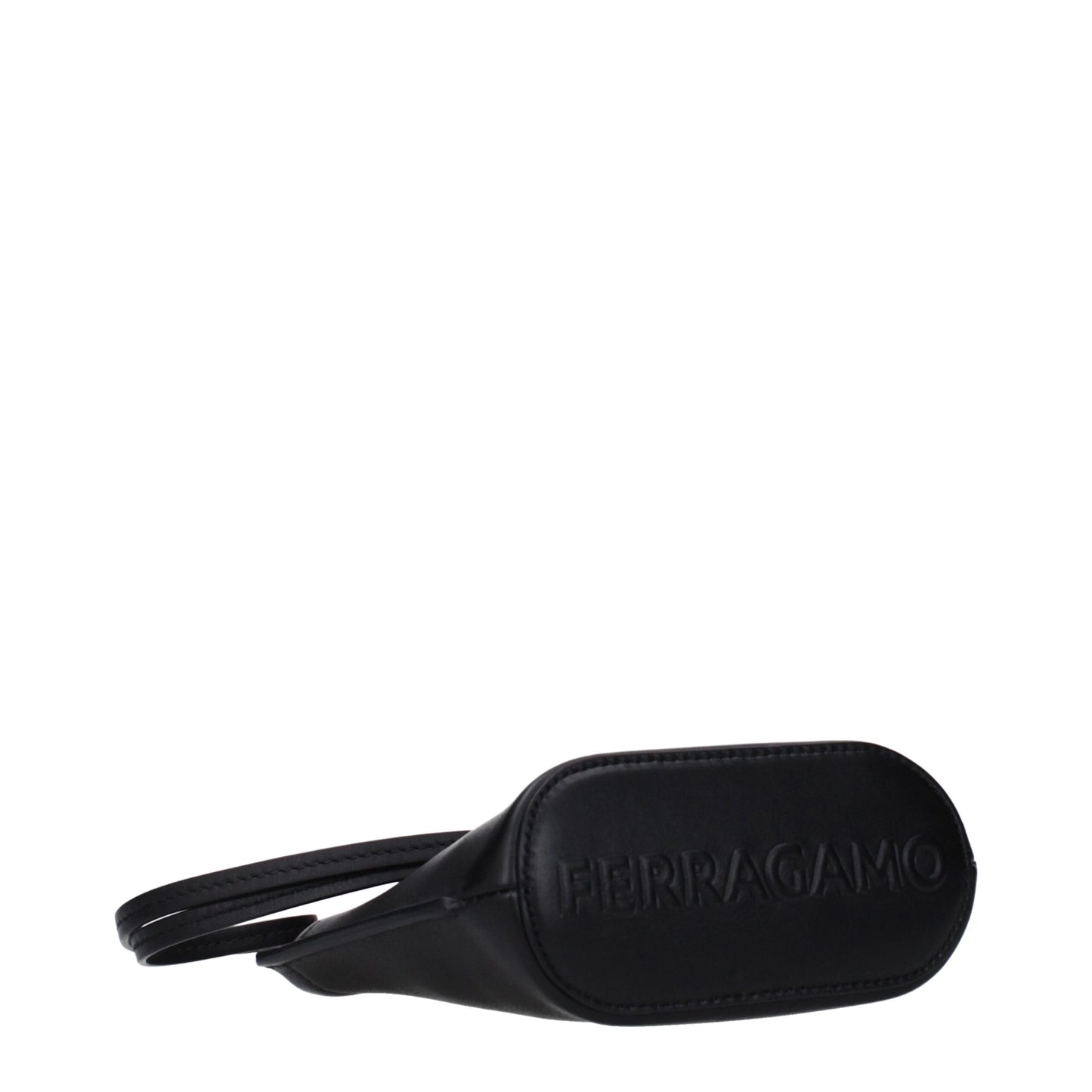 Black Leather Clutch Bag