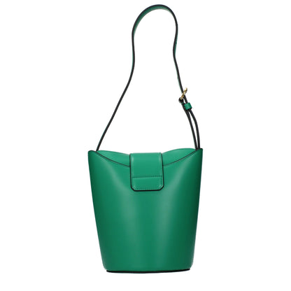 Green Leather Shoulder Bag