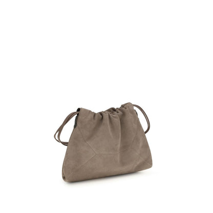 Beige Calf Leather Bos Taurus Clutch Bag