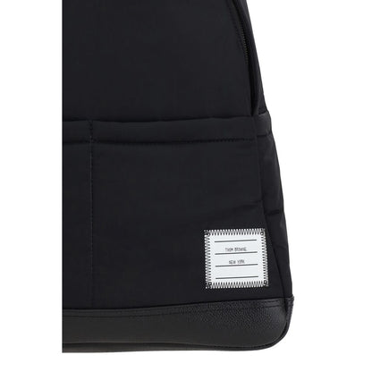 Black Polyester Backpack
