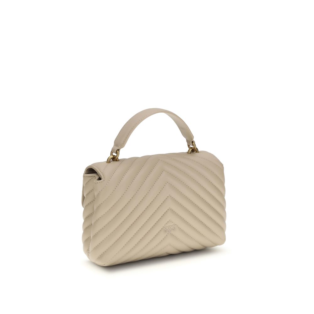 Beige Calf Leather Bos Taurus Handbag