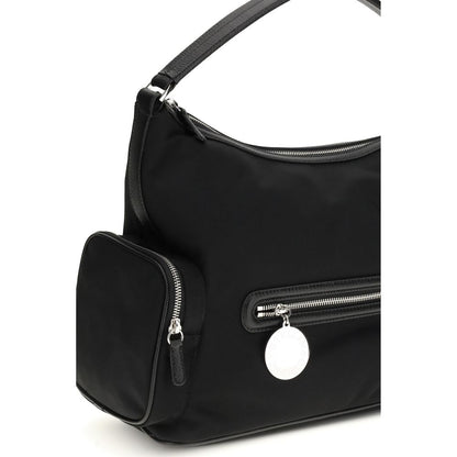 Black Nylon Shoulder Bag