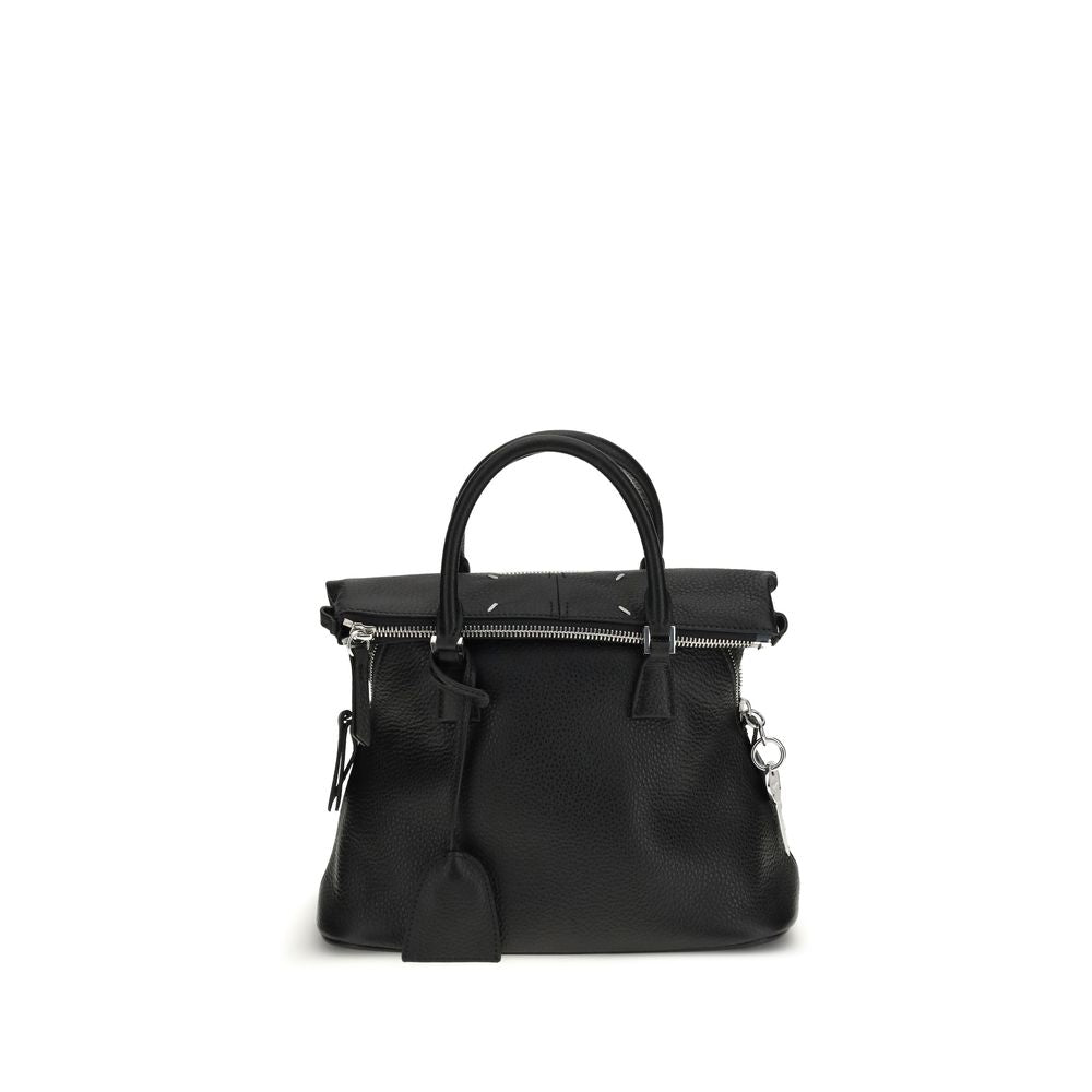 Black Calf Leather Bos Taurus Handbag