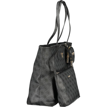 Grigio Poliuretano Women Handbag