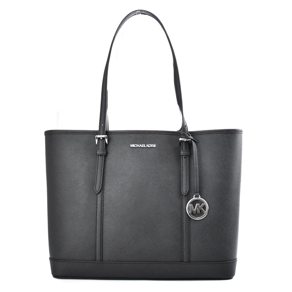 Black Leather Tote Bag