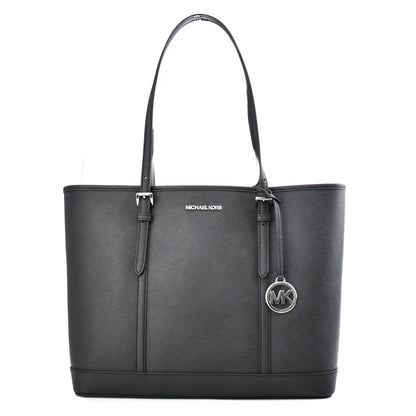 Black Leather Tote Bag