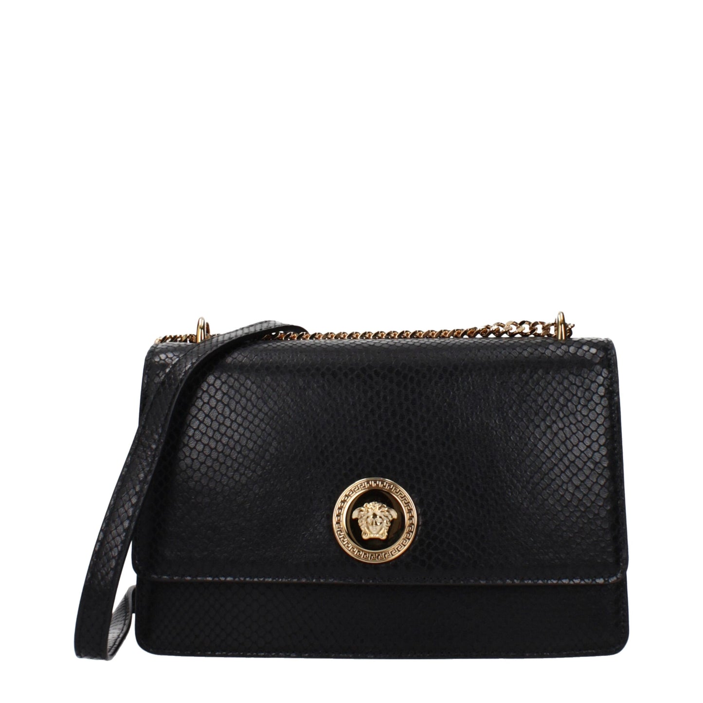 Black Leather Crossbody Bag