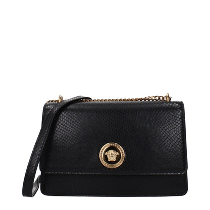 Black Leather Crossbody Bag
