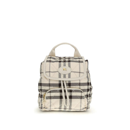 Beige Nylon Backpack