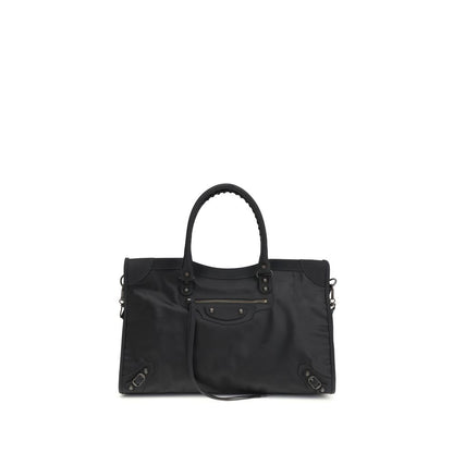 Black Polyamide Shoulder Bag