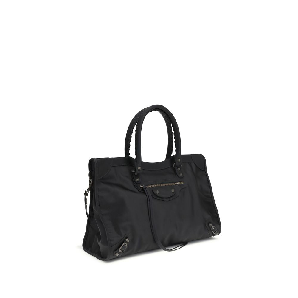 Black Polyamide Shoulder Bag