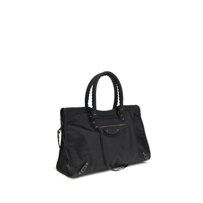 Black Polyamide Shoulder Bag