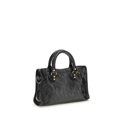 Black Lamb Leather Shoulder Bag