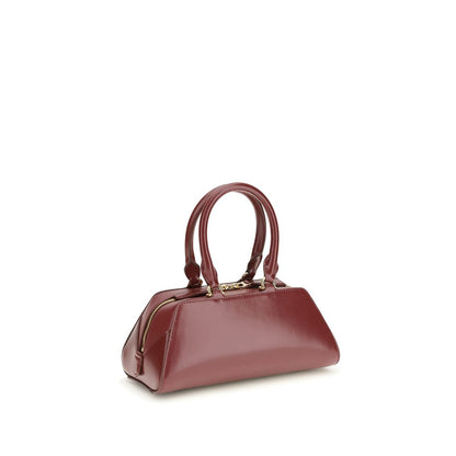 Bordeaux Calf Leather Bos Taurus Shoulder Bag