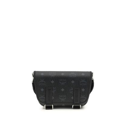 Black Fabric Shoulder Bag