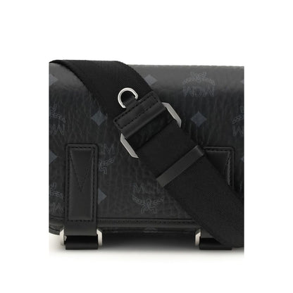 Black Fabric Shoulder Bag