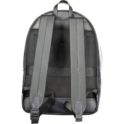 Blue Polyurethane Men's Backpack