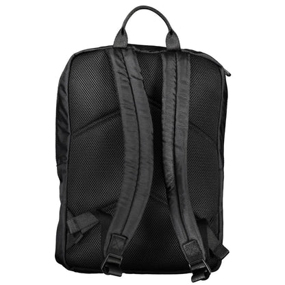 Nero Polyester Men Backpack