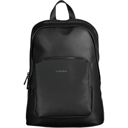 Nero Polyester Men Backpack