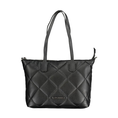 Nero Polyurethane Women Handbag