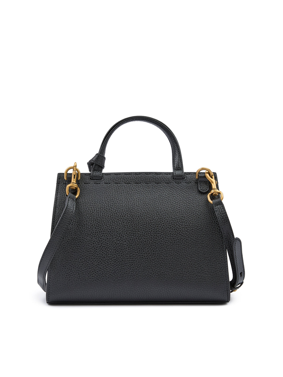 GUCCI Sac à main GG Marmont en cuir noir