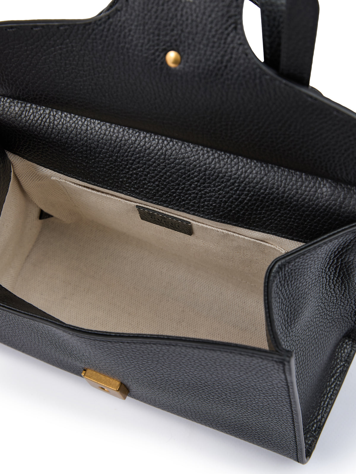 GUCCI Sac à main GG Marmont en cuir noir