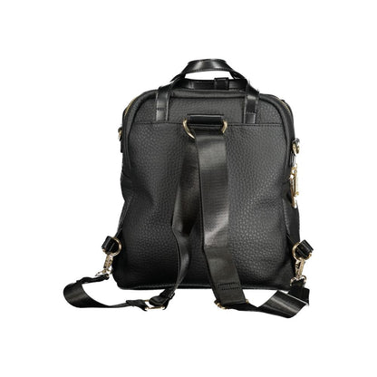 Nero Poliuretano Women Backpack