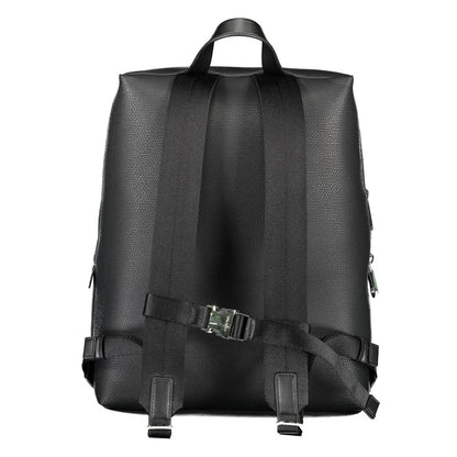Nero Polyester Men Backpack