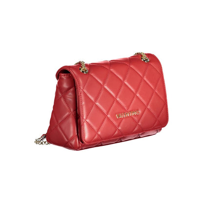 Rosso Poliuretano Woman Handbag