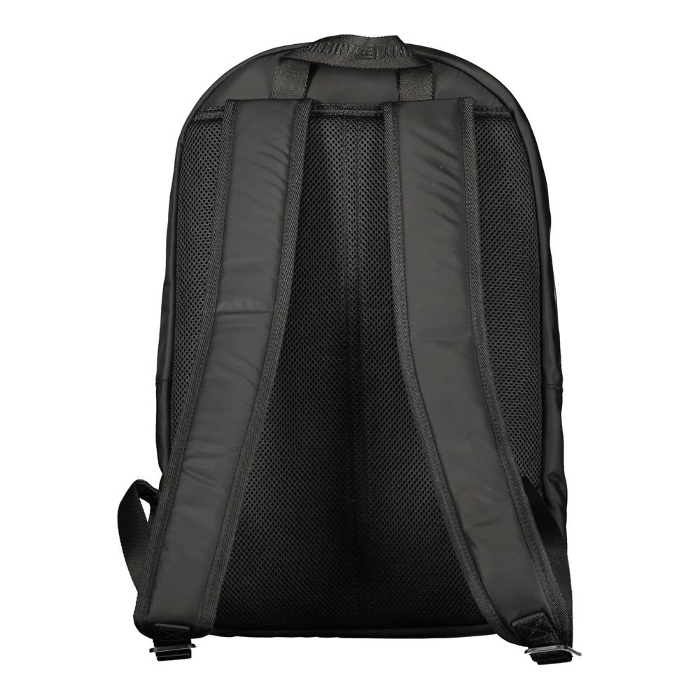 Nero Polyester Men Backpack