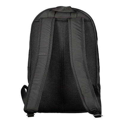Nero Polyester Men Backpack