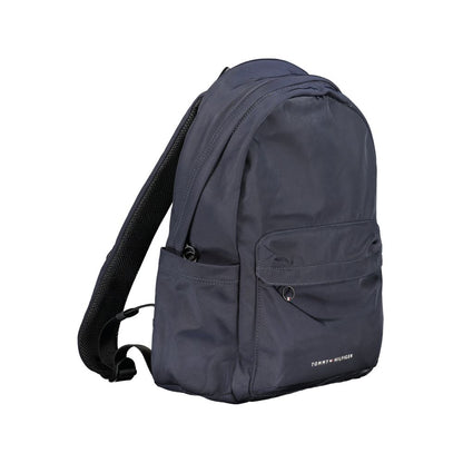 Blu Polyester Men Backpack