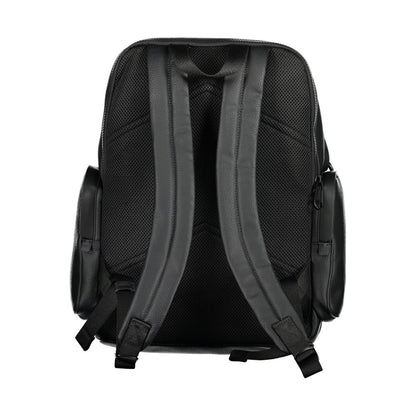Nero Poliestere Men Backpack
