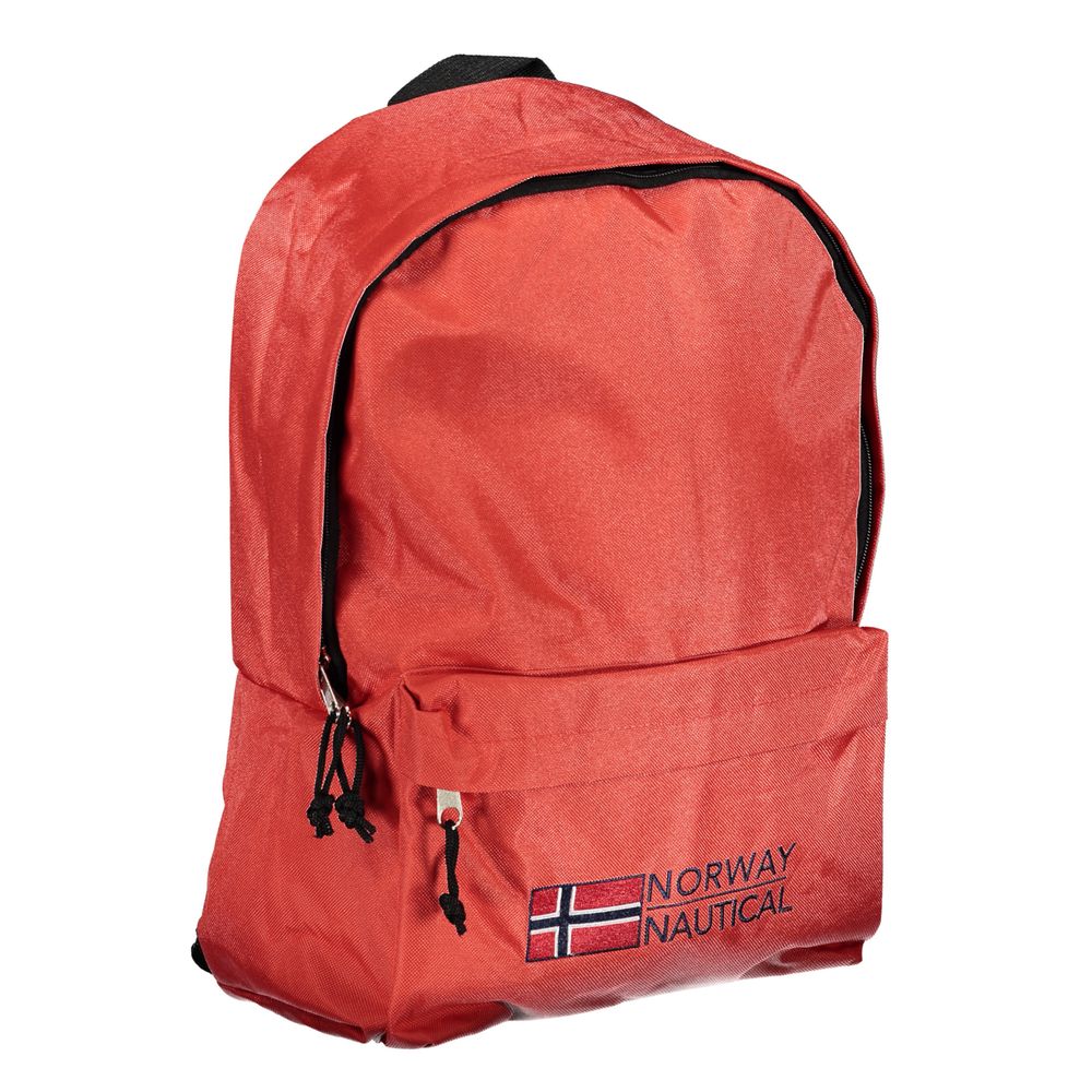 Rosso Polyester Men Backpack