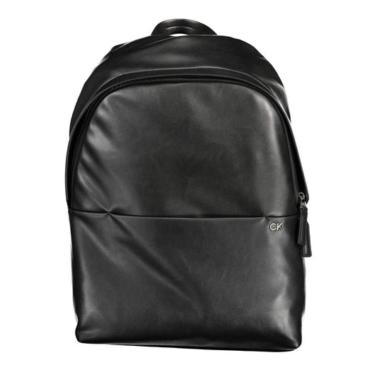 Nero Polyester Men Backpack