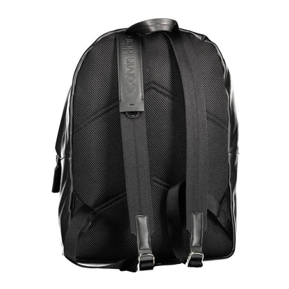 Nero Polyester Men Backpack
