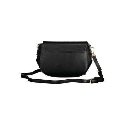 Nero Polyurethane Women Handbag