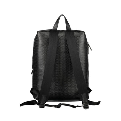 Nero Polyester Men's Backpack