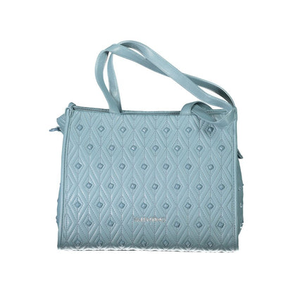 Azzurro Polyurethane Women Handbag