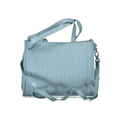 Azzurro Polyurethane Women Handbag