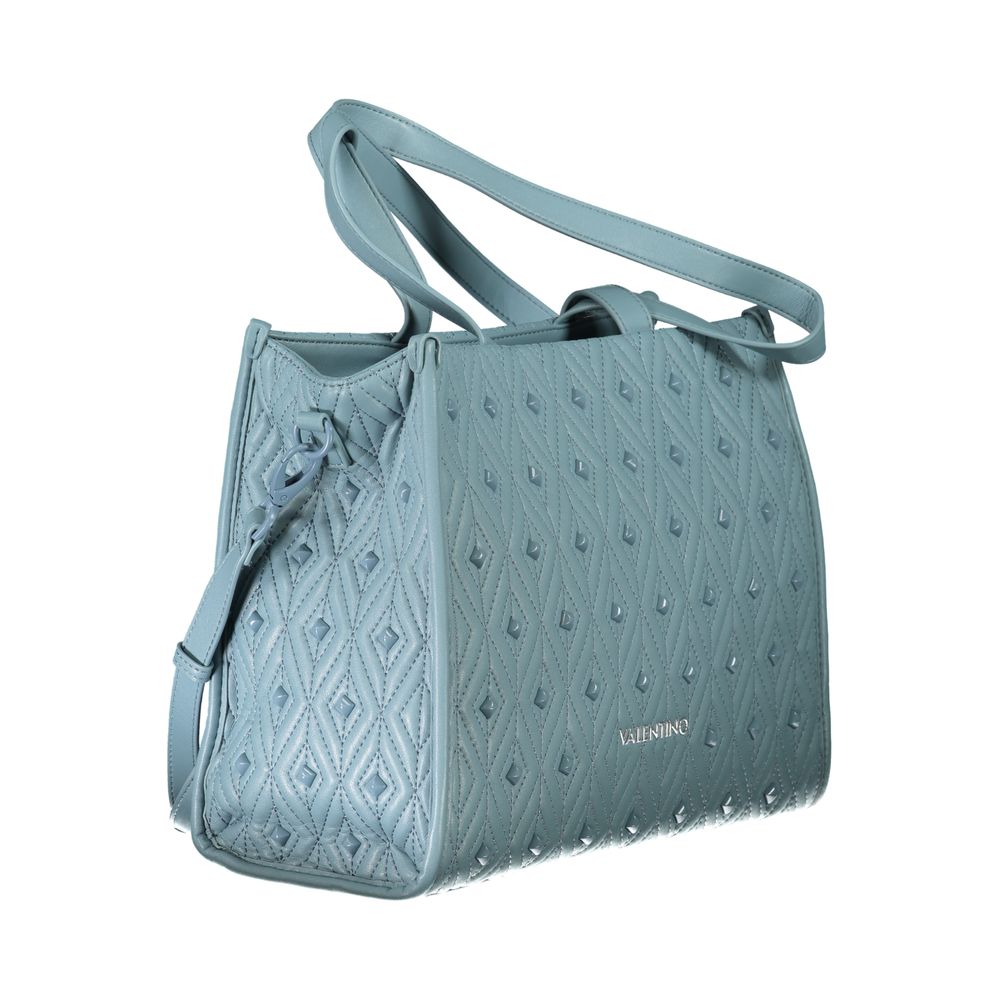 Azzurro Polyurethane Women Handbag