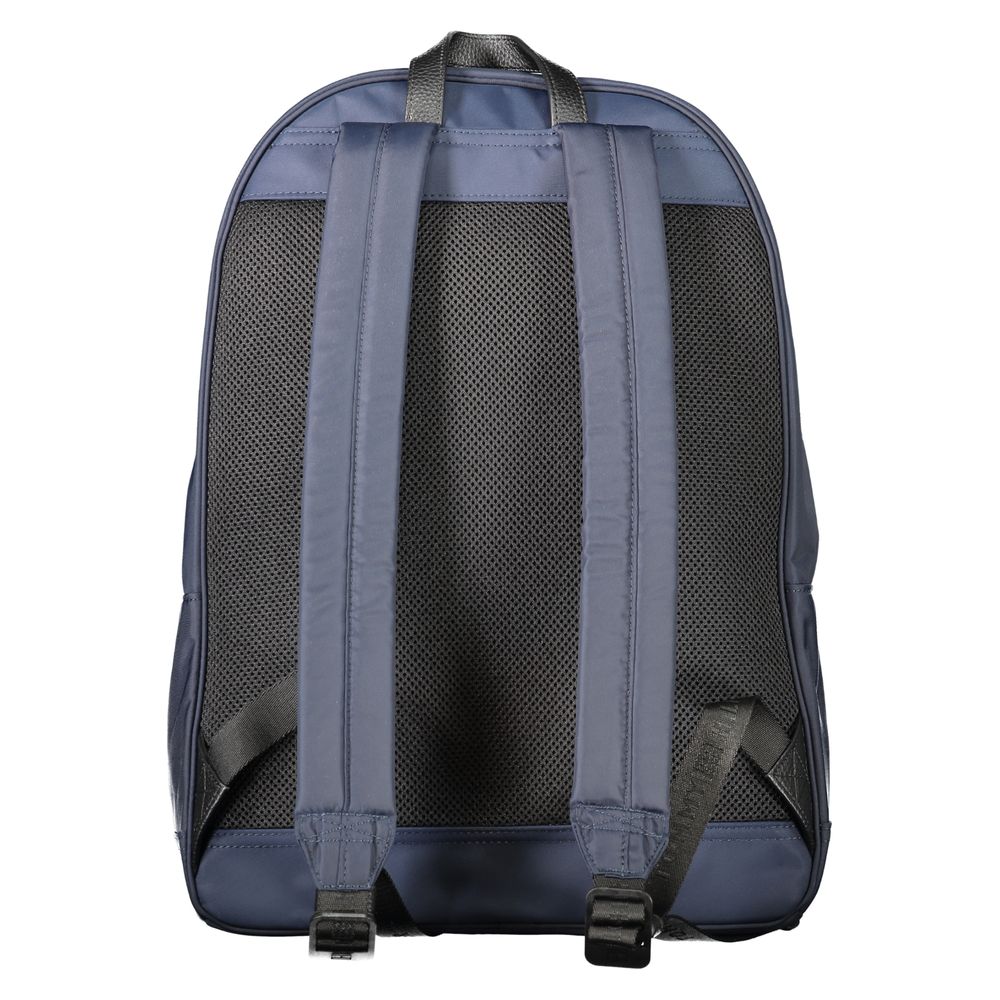 Blue Polyester Backpack
