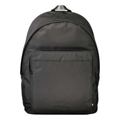 Nero Polyester Men Backpack
