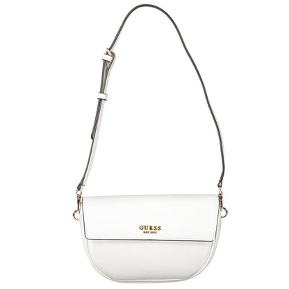 White Polyethylene Women Handbag