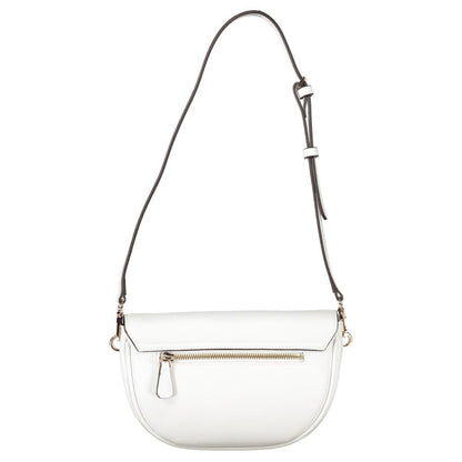 White Polyethylene Women Handbag