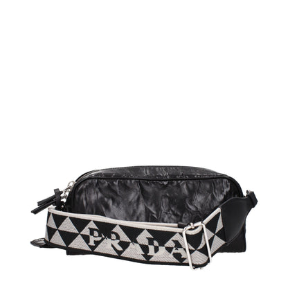 Black Leather Crossbody Bag