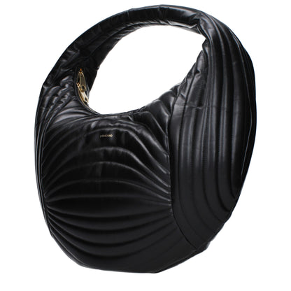 Black Leather Handbag
