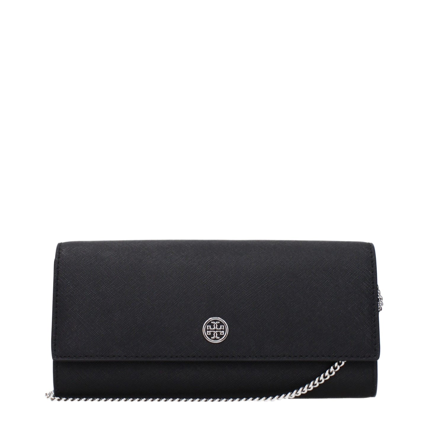 Black Leather Clutch Bag